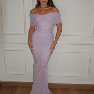 MAXI VESTIDO 6131 LILA