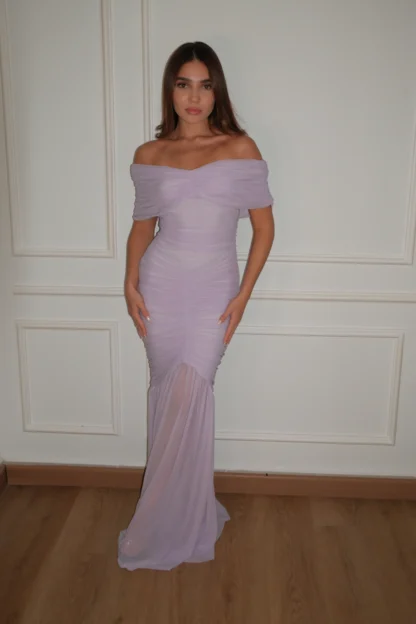 MAXI VESTIDO 6131 LILA